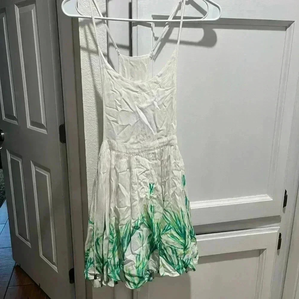 Free people Tropical Oasis Printed Jumper Dress XS - Picture 3 of 6